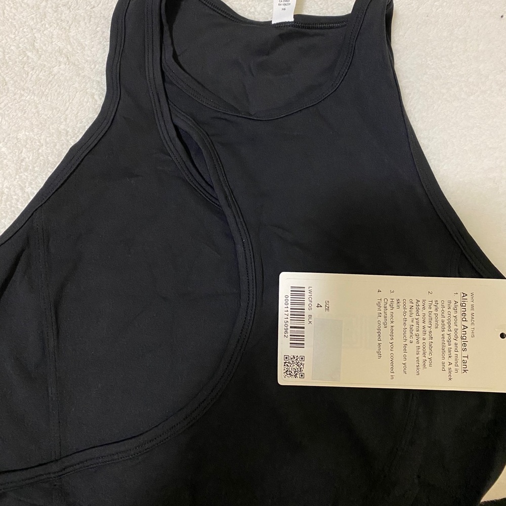 NWT lululemon Aligned Angles Tank sz 4